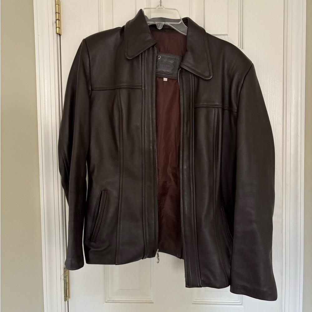 Faux Leather Jacket